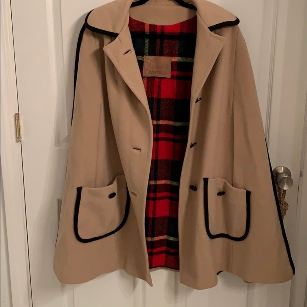 Vintage wool cape